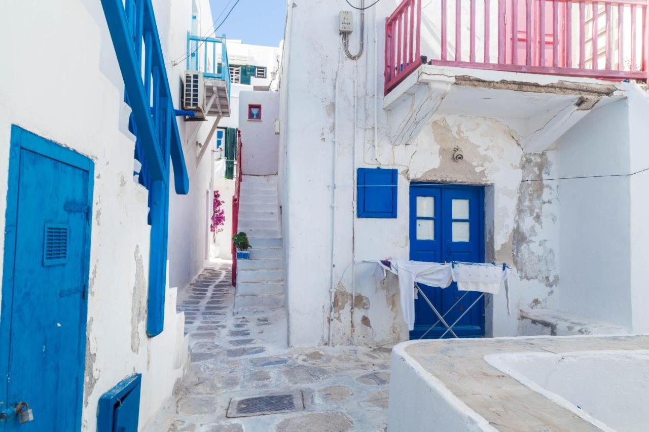 Ferienwohnung Mykonos Vibes Downtown Townhouse Mykonos Town Exterior foto